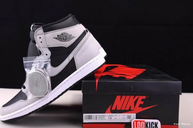 Kick Theory Retro Air White Grey 1 Light High 555088-035 Smoke Black Jordan 0814